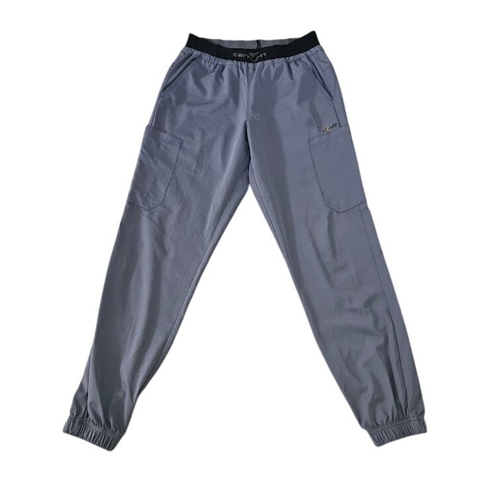 Carhartt Liberty C54106 Women XS Gray Comfort Cargo Jogger Scrub Pant